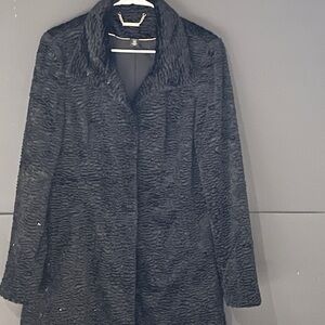 White House Black Market Textured Coat